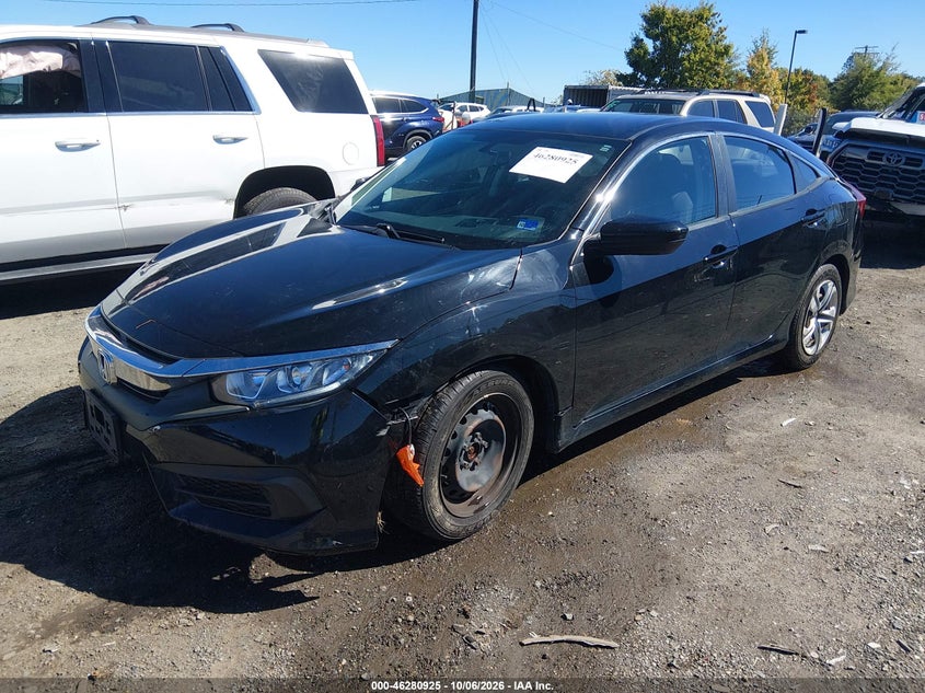 Vin: 19xfc2f5xge224779, lot: 46781071, honda civic lx 20162