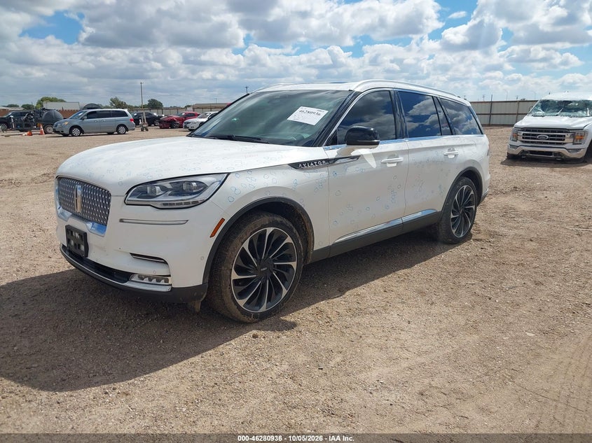 Vin: 5lm5j7xc3mgl13884, lot: 46781082, lincoln aviator reserve 20212