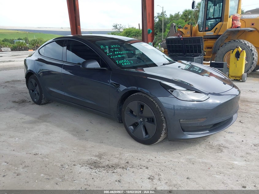 Vin: 5yj3e1eb2nf314563, lot: 46781083, tesla model 3 long range dual motor all-wheel drive 2022 img_1