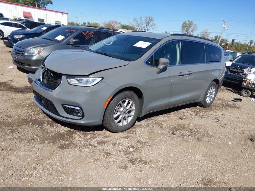 Vin: 2c4rc1bg3nr218381, lot: 46781091, chrysler pacifica touring l 20222
