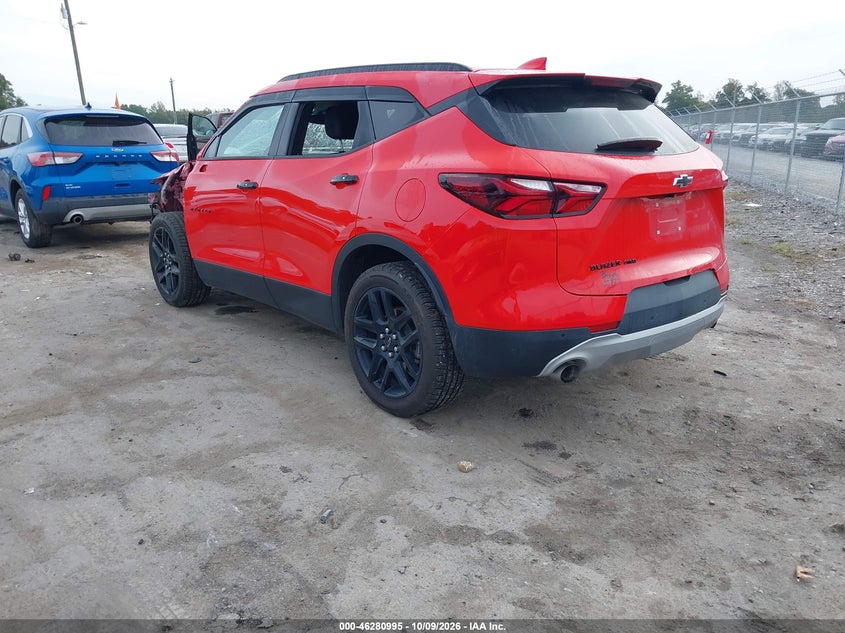 Vin: 3gnkbhrs7ks606033, lot: 46781141, chevrolet blazer 20193