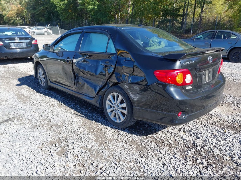 Vin: 2t1bu4ee6ac433516, lot: 46781155, toyota corolla s/le/xle 20103