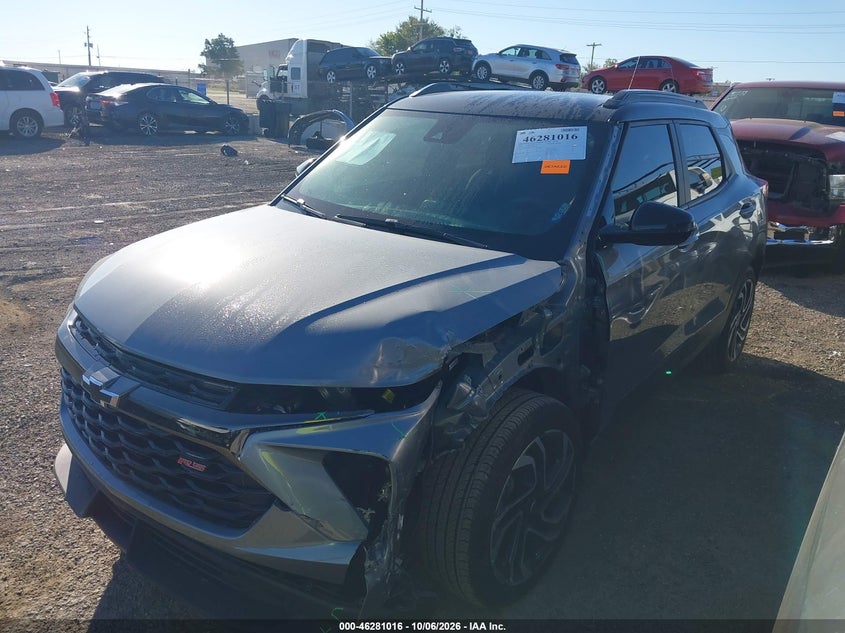 Vin: kl79mtslxsb092243, lot: 46781162, chevrolet trailblazer fwd rs 20252