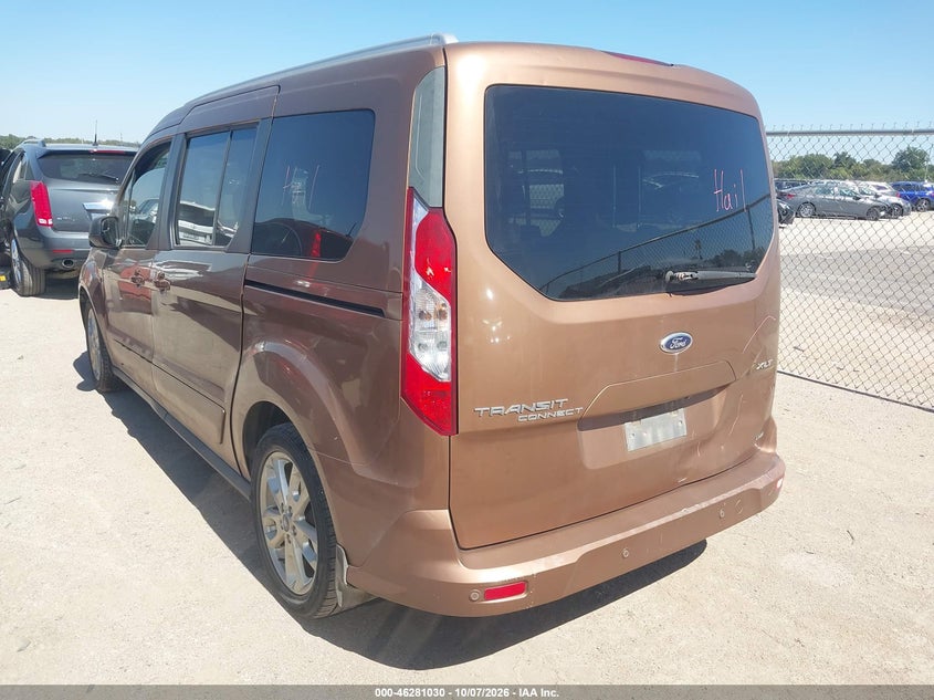 Vin: nm0ge9f75e1139032, lot: 46781175, ford transit connect xlt 20143