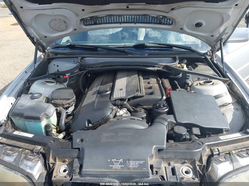 BMW 330CI 2003 VIN WBABS53403JU98565