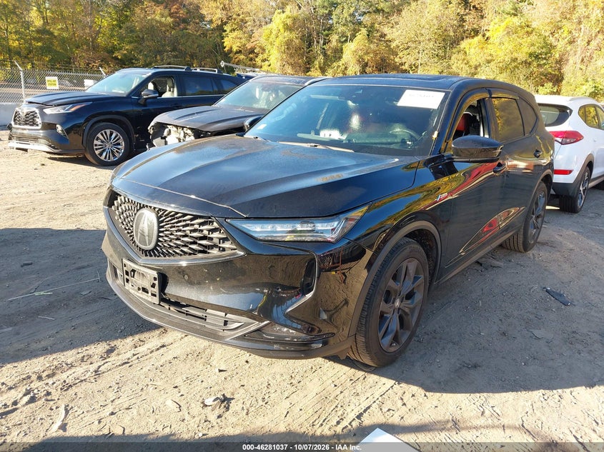 Vin: 5j8ye1h06nl047524, lot: 46781183, acura mdx a-spec package 20222