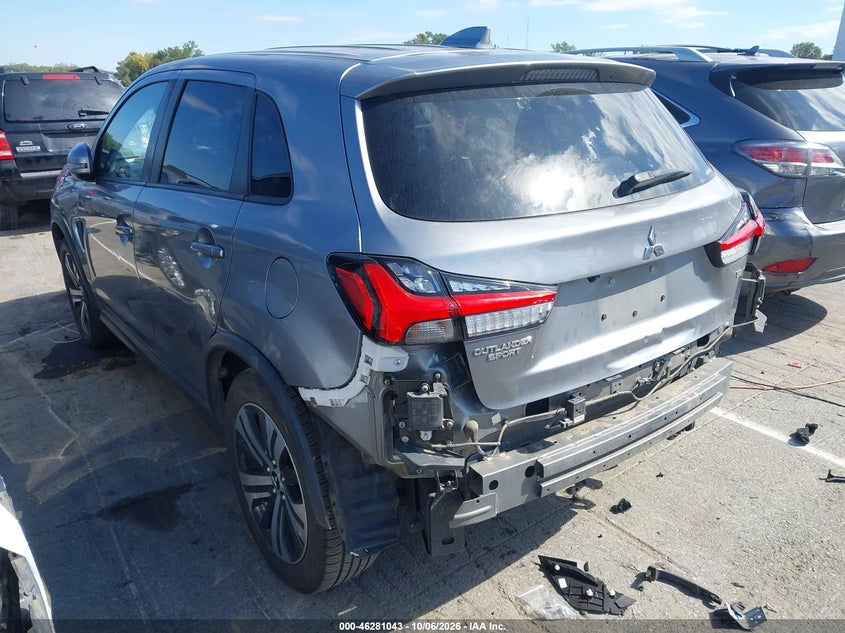 Vin: ja4aruau6nu011162, lot: 46781189, mitsubishi outlander sport 2.0 be awc/2.0 es awc/2.0 le awc/2.0 se awc/2.0 se special edition awc 20223
