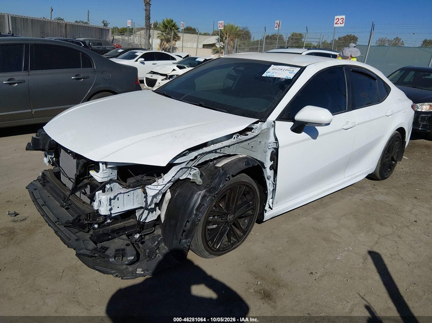 Vin: 4t1daack6su112732, lot: 46781210, toyota camry se 20252