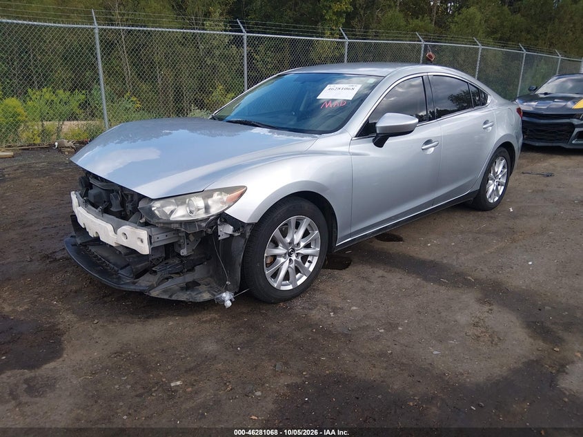 Vin: jm1gj1u50g1404606, lot: 46781214, mazda mazda6 i sport 20162