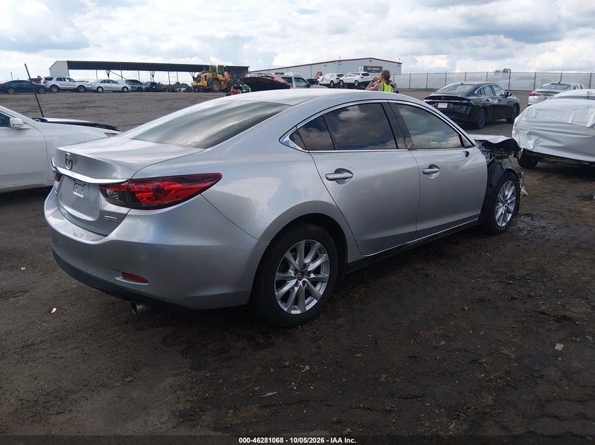 Vin: jm1gj1u50g1404606, lot: 46781214, mazda mazda6 i sport 20164