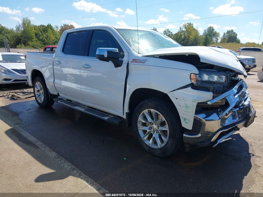 Vin: 3gcuyged5mg303405, lot: 46781216, chevrolet silverado 1500 4wd  short bed ltz 20211