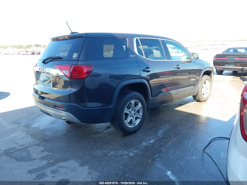Vin: 1gkknkla7hz291702, lot: 46781222, gmc acadia sle-1 20174