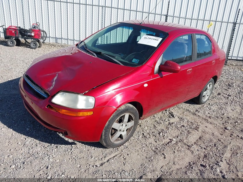 CHEVROLET AVEO 2006 VIN KL1TG56616B602489