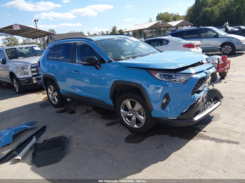 Vin: 4t3b6rfv6mu063992, lot: 46781261, toyota rav4 hybrid xle premium 2021 img_1