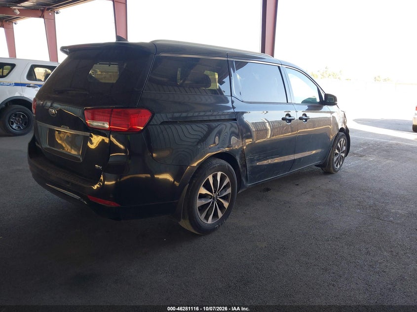Vin: kndmc5c16f6018695, lot: 46781262, kia sedona sx 20154