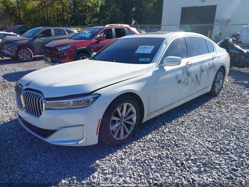 Vin: wba7t2c02mcg34525, lot: 46781289, bmw 740i 20212