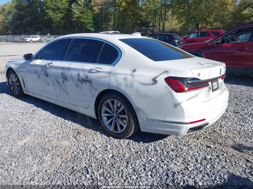 BMW 740I 2021 VIN WBA7T2C02MCG34525