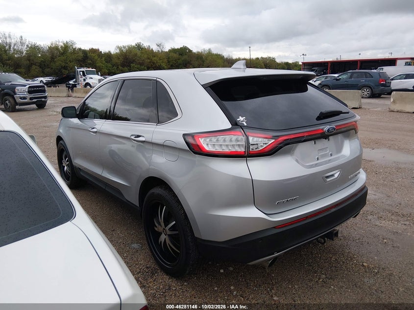 Vin: 2fmpk4k9xhbb68102, lot: 46781292, ford edge titanium 20173