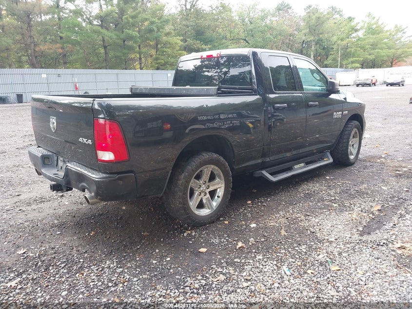 Vin: 1c6rr7ft3hs838084, lot: 46781316, ram 1500 express  4x4 6'4 box 20174