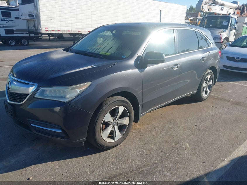 ACURA MDX 2016 VIN 5FRYD4H22GB043558