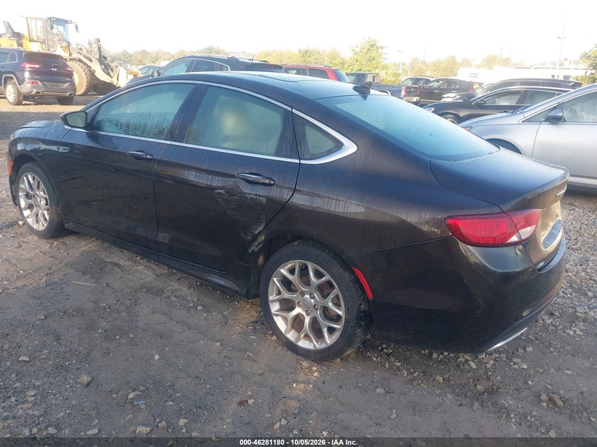 Vin: 1c3ccceg9fn606523, lot: 46781326, chrysler 200 c 20153