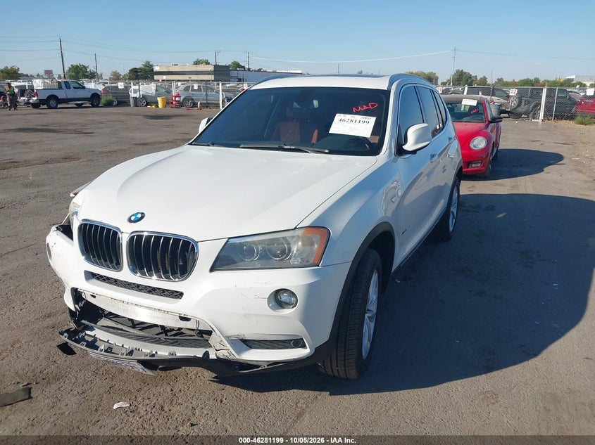 Vin: 5uxwx9c55dlk59751, lot: 46781345, bmw x3 xdrive28i 20132