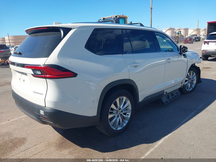 Vin: 5tdaaab55rs032470, lot: 46781346, toyota grand highlander platinum 20244
