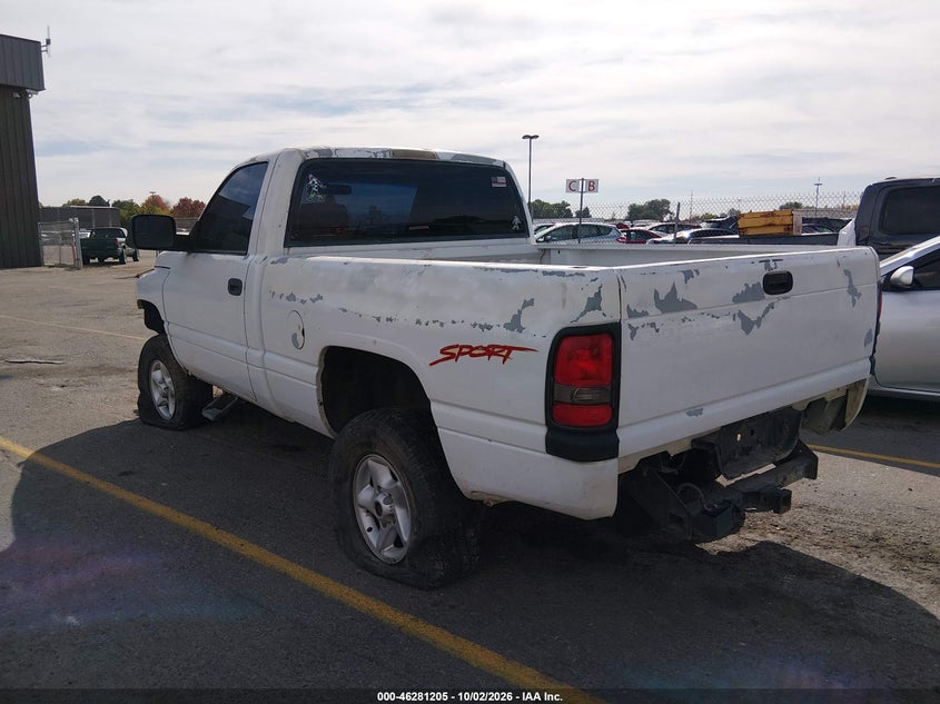 DODGE RAM 1500 1997 VIN 1B7HF16Z1VS137571