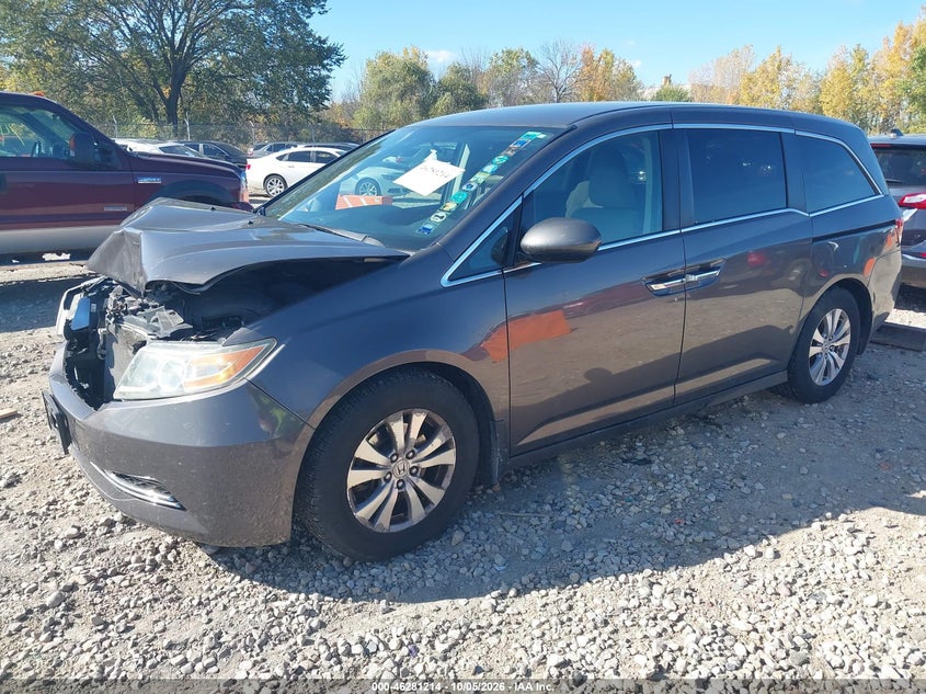 Vin: 5fnrl5h41gb043387, lot: 46781360, honda odyssey ex 20162
