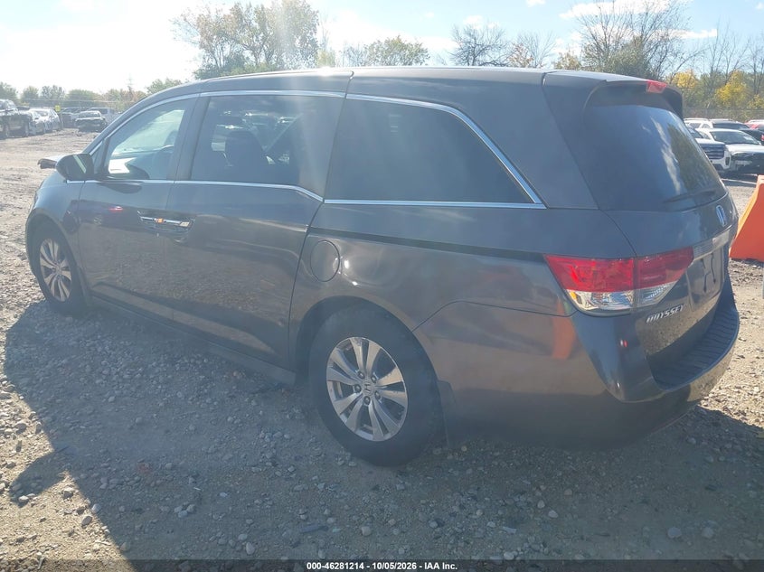 Vin: 5fnrl5h41gb043387, lot: 46781360, honda odyssey ex 20163