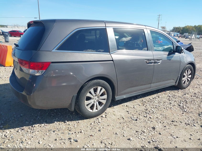 Vin: 5fnrl5h41gb043387, lot: 46781360, honda odyssey ex 20164