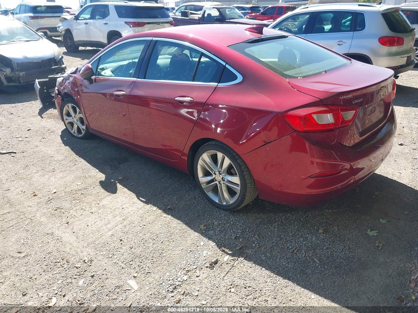 Vin: 1g1bf5sm1h7189063, lot: 46781365, chevrolet cruze premier auto 20173