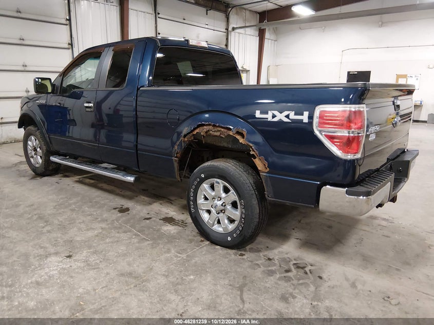 Vin: 1ftfx1ef7dkd21097, lot: 46781385, ford f-150 xlt 20133