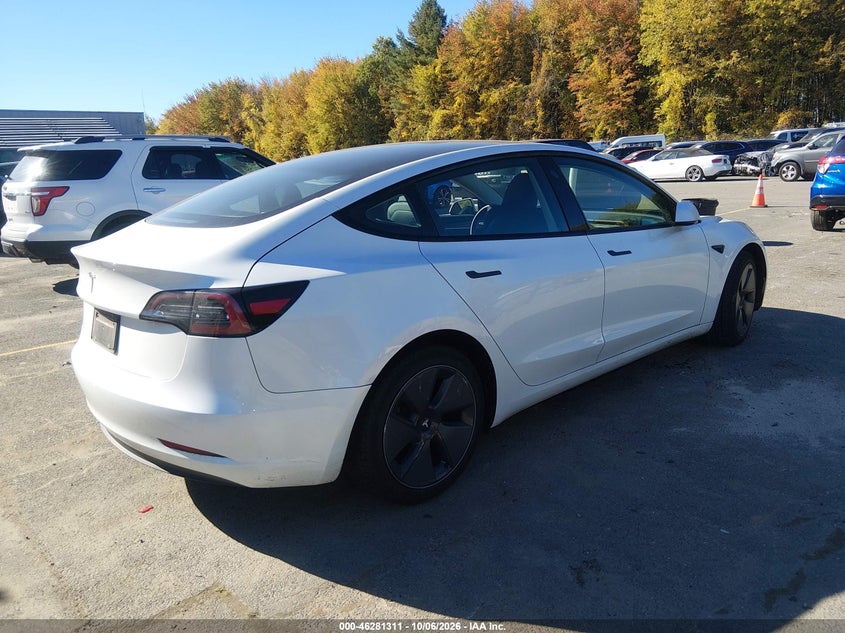 Vin: 5yj3e1ea2pf508469, lot: 46781457, tesla model 3 rear-wheel drive 20234