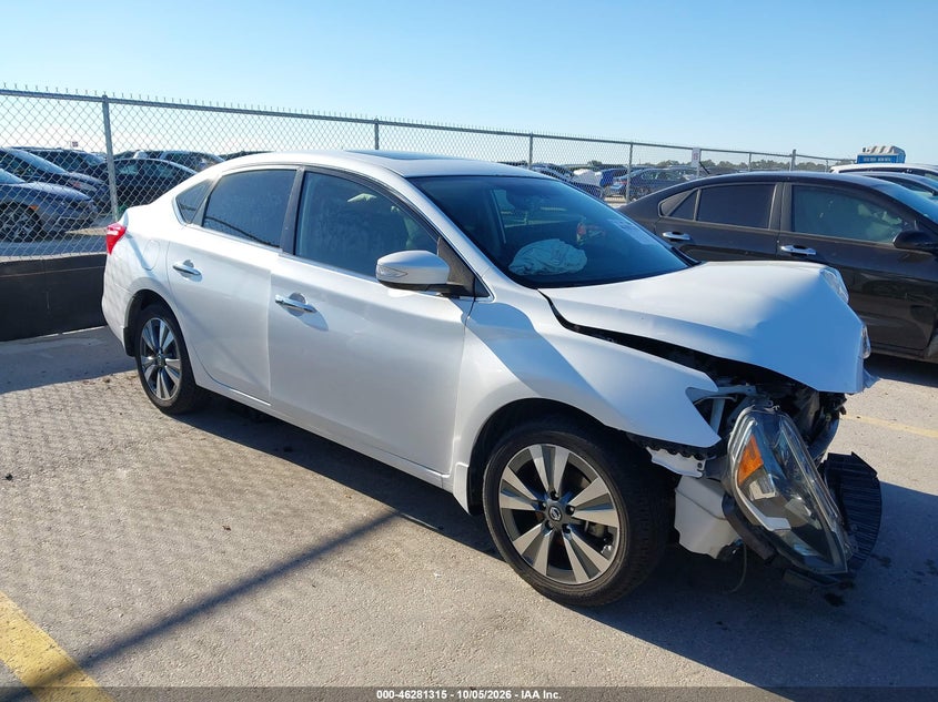 Vin: 3n1ab7ap3jy216518, lot: 46781460, nissan sentra sl 20181