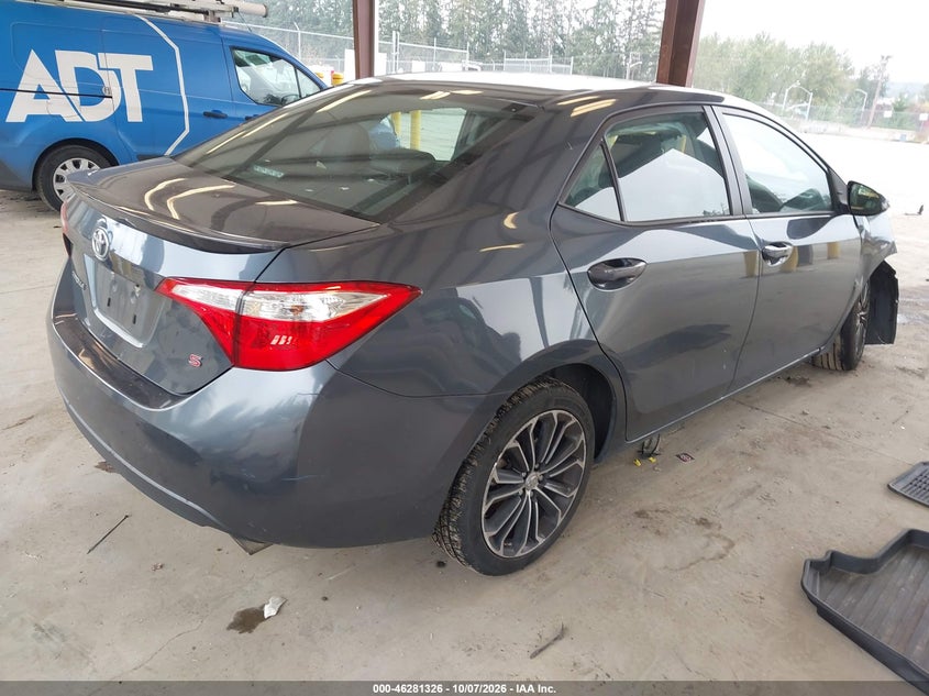 Vin: 2t1burhe2gc610001, lot: 46781472, toyota corolla s plus 20164