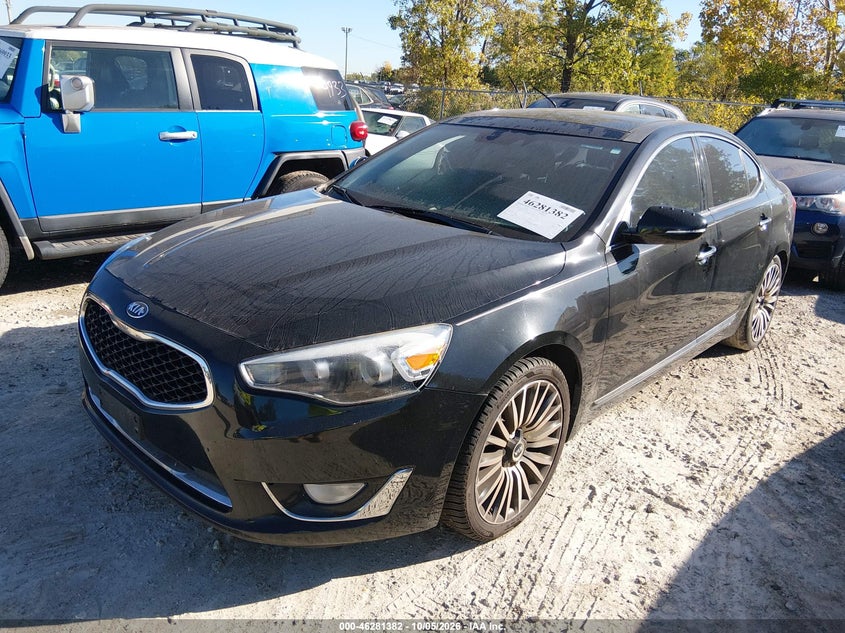 Vin: knaln4d71e5123066, lot: 46781528, kia cadenza premium 20142