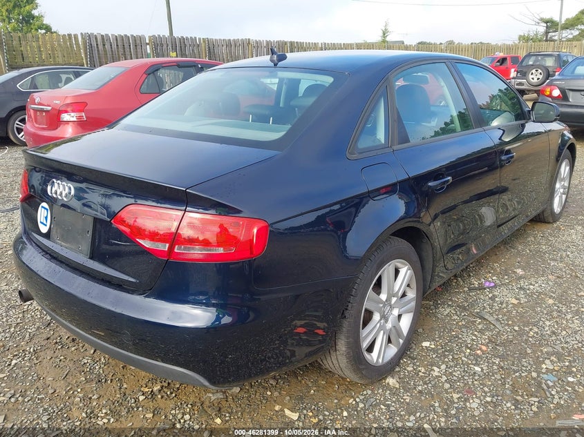 AUDI A4 2010 VIN WAUDFAFL9AN048864