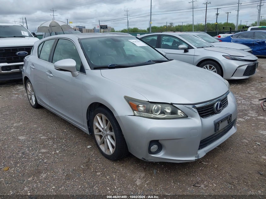 2012 LEXUS CT 200H PREMIUM