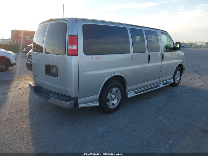 Vin: 1gbugeb43a1108347, lot: 46781547, chevrolet express 1500 upfitter 20104