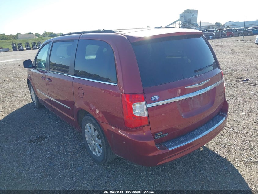 Vin: 2c4rc1bg2er324952, lot: 46781556, chrysler town & country touring 20143