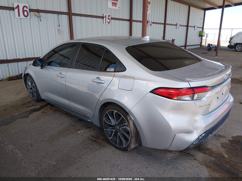 Vin: 5yfs4rce0lp054675, lot: 46781571, toyota corolla se 20203