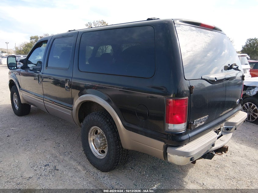 FORD EXCURSION 2000 VIN 1FMSU43F4YED08688