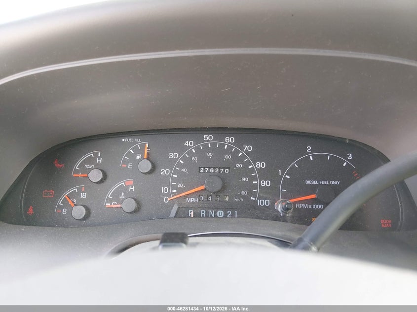 FORD EXCURSION 2000 VIN 1FMSU43F4YED08688