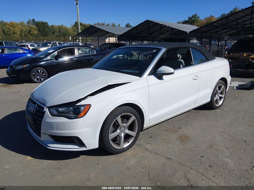 Vin: wau7flff1f1107861, lot: 46781581, audi a3 2.0t premium 20152