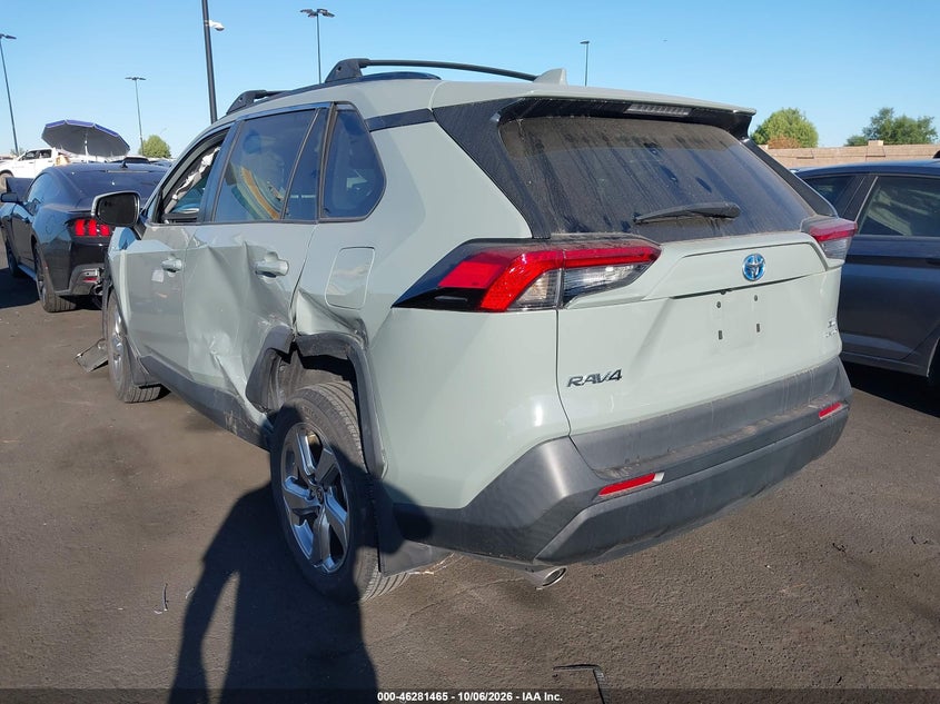 Vin: 2t3b6rfv1mw026090, lot: 46781611, toyota rav4 hybrid xle premium 20213