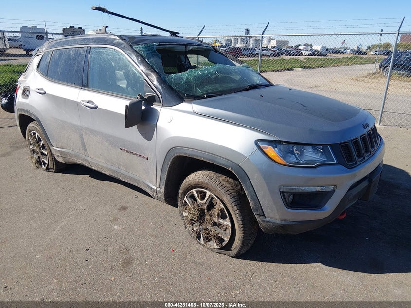 Vin: 3c4njddb1lt184166, lot: 46781614, jeep compass trailhawk 4x4 20201