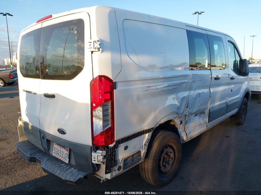 Vin: 1ftyr1zmxgka70110, lot: 46781617, ford transit-250 20164