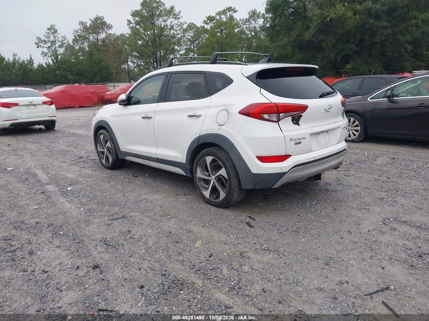 Vin: km8j3ca27ju758582, lot: 46781636, hyundai tucson limited 20183