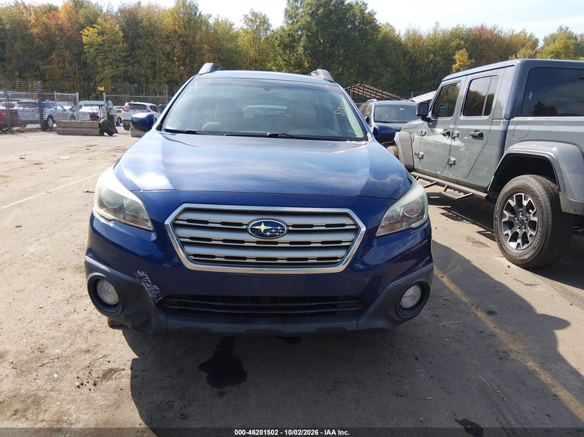 SUBARU OUTBACK 2015 VIN 4S4BSACCXF3290166